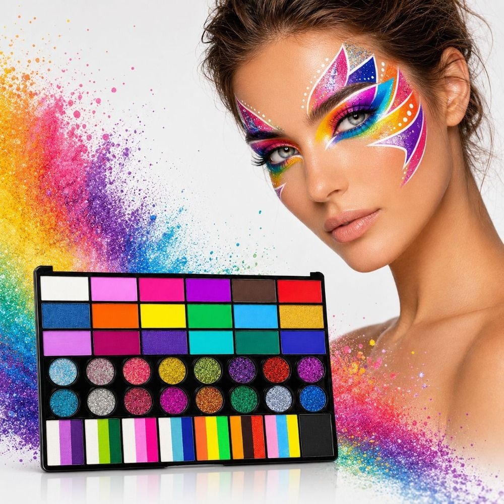 Watercolor Paint Set Solid Pigment - 42 Colors Watercolor Paint Set Vivid