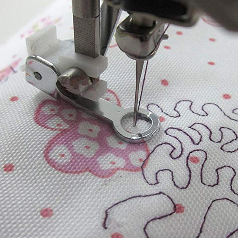Mini Electric Sewing Machine Handheld - Sewing Machine Presser Foot DARNING FREE