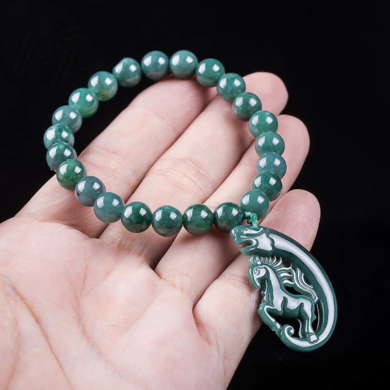 Natural Jadeite Blue Water Zod - Beading review and price