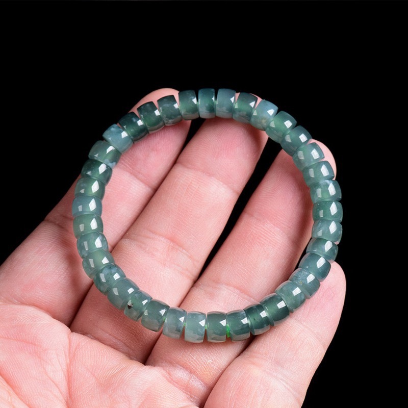 Natural Grade A Jadeite Blue W - Beading review and price
