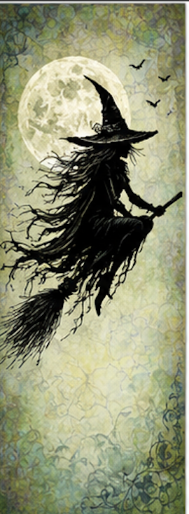 The Witch Riding a Broom Clear - Clear Silicone Stamps For Card Making review and price
