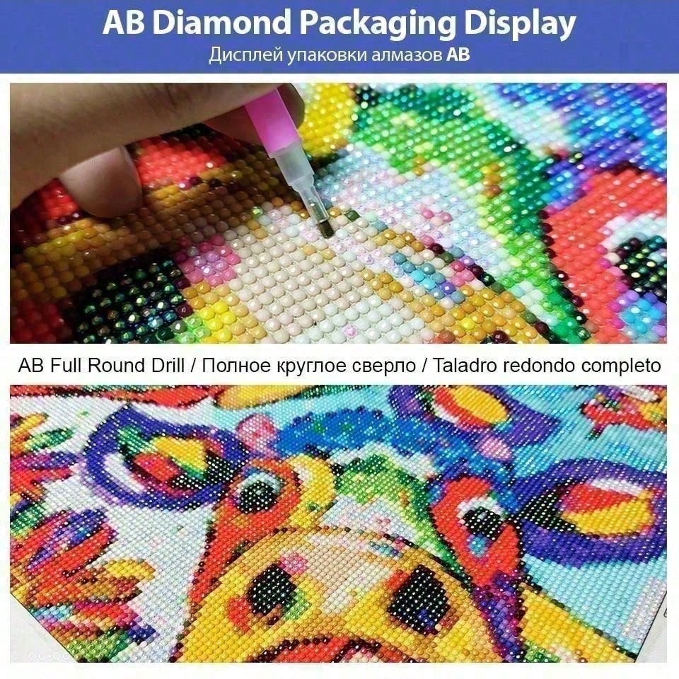 1 piece of 5D DIY flocking clo - 5D Diamond Painting Kit Full Drill review and price