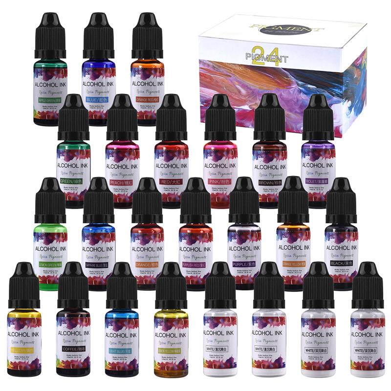 Epoxy Resin Pigments Kit DIY C - Silicone Epoxy Resin Molds Set review and price