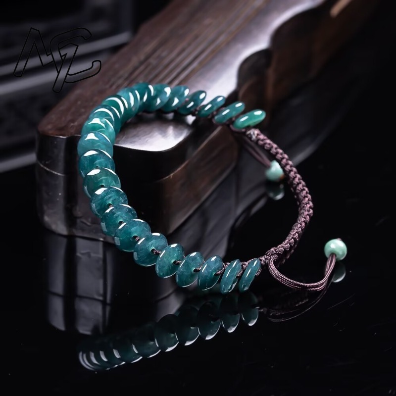 Natural Real Emerald Blue Wate - Beading review and price