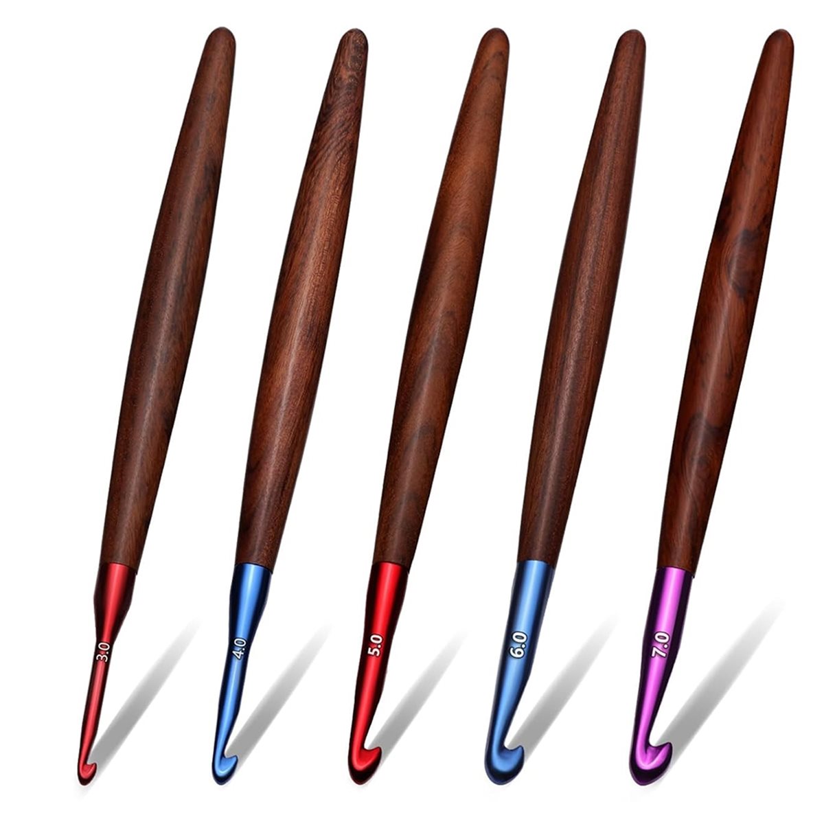 2026 New Crochet Hooks Set, Er - Wooden Crochet Hooks Ergonomic Handle review and price