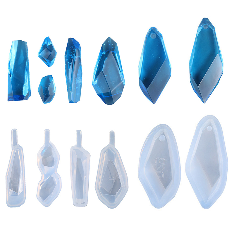 1/6/10pcs DIY Keychain Pendant - Silicone Epoxy Resin Molds Set review and price