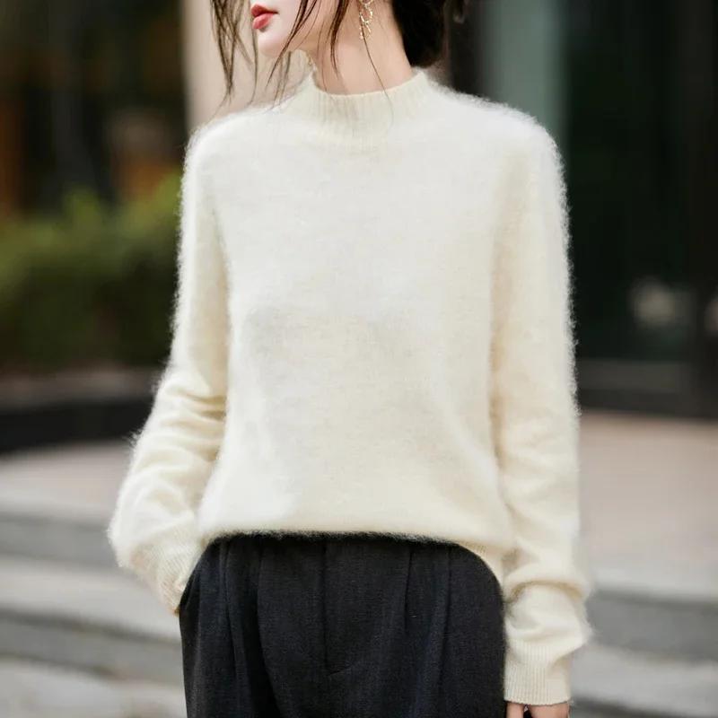 100% Wool Women's Fluffy High  - Embroidery review and price