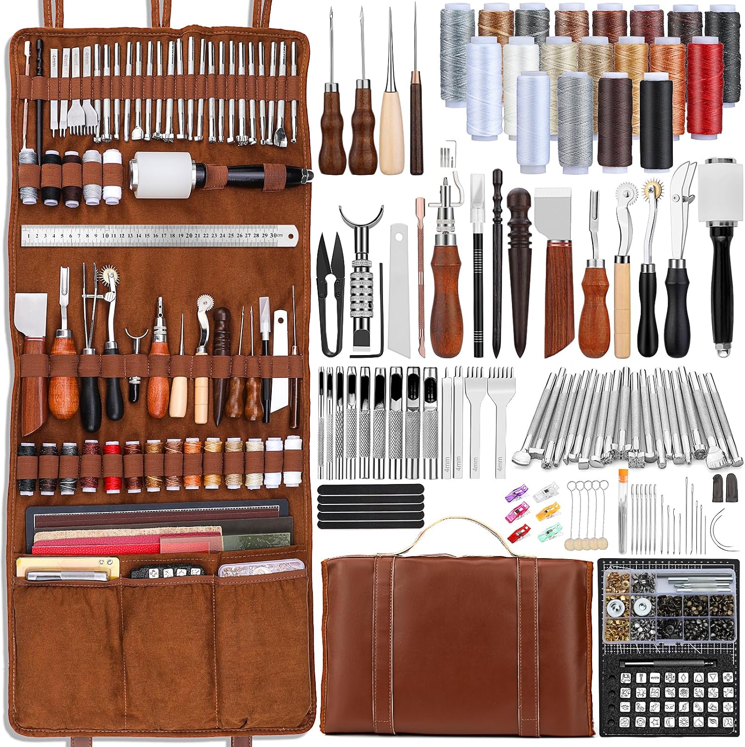 Leather Tooling Kit Leather Cr - Sewing review and price
