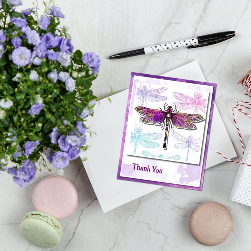 Dragonfly Clear Stamps for DIY - Clear Silicone Stamps For Card Making review and price