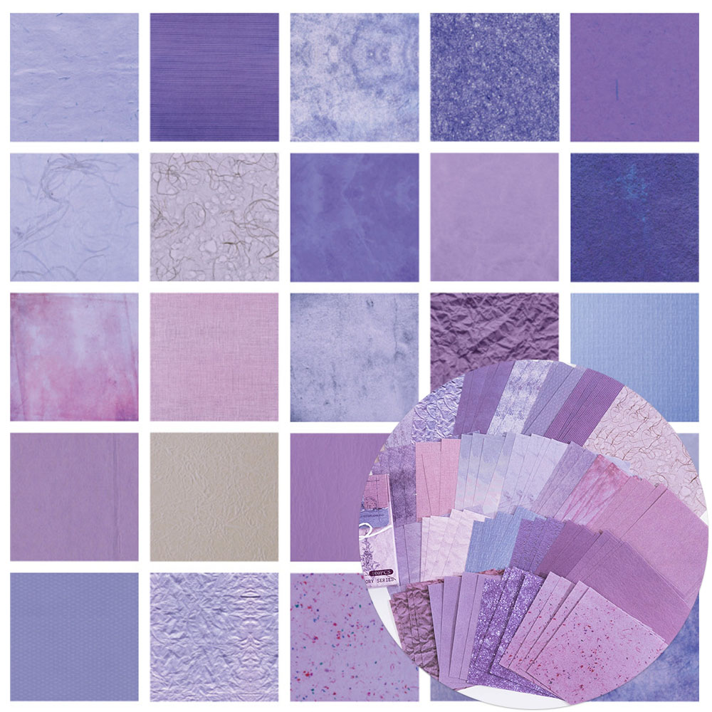 100 Pcs Colorful Texture Backg - Vintage Junk Journal Scrapbooking Paper review and price