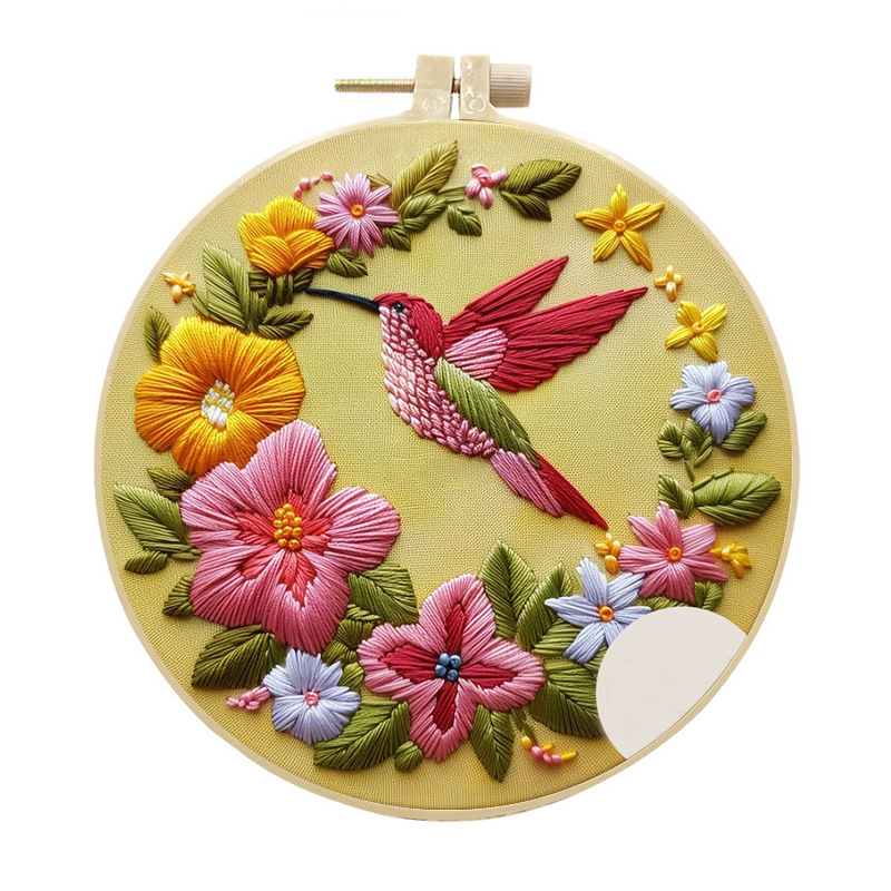 Hummingbird Embroidery Kit for - Cross Stitch Stamped Kits Beginners review and price