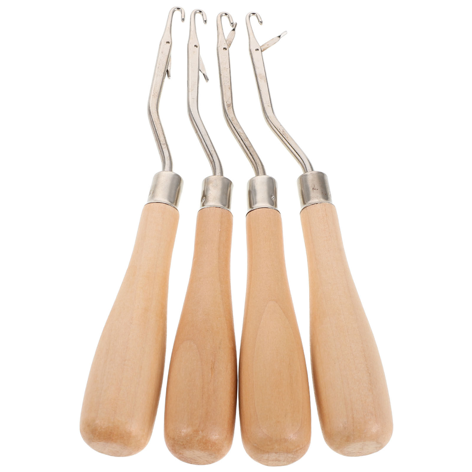 4Pcs Crochet Hooks Ergonomic W - Wooden Crochet Hooks Ergonomic Handle review and price