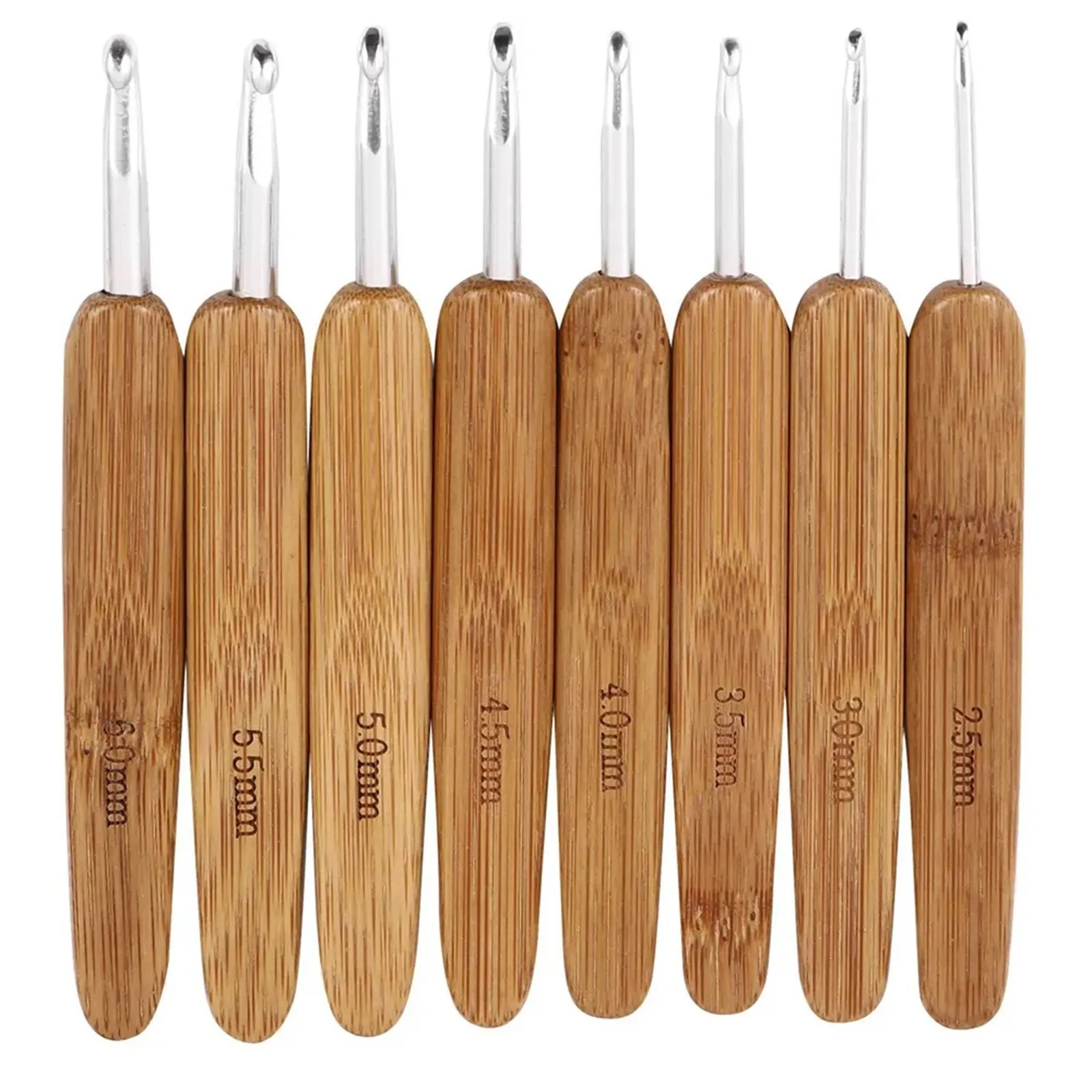 Artisanal Bamboo-Wood Crochet  - Wooden Crochet Hooks Ergonomic Handle review and price