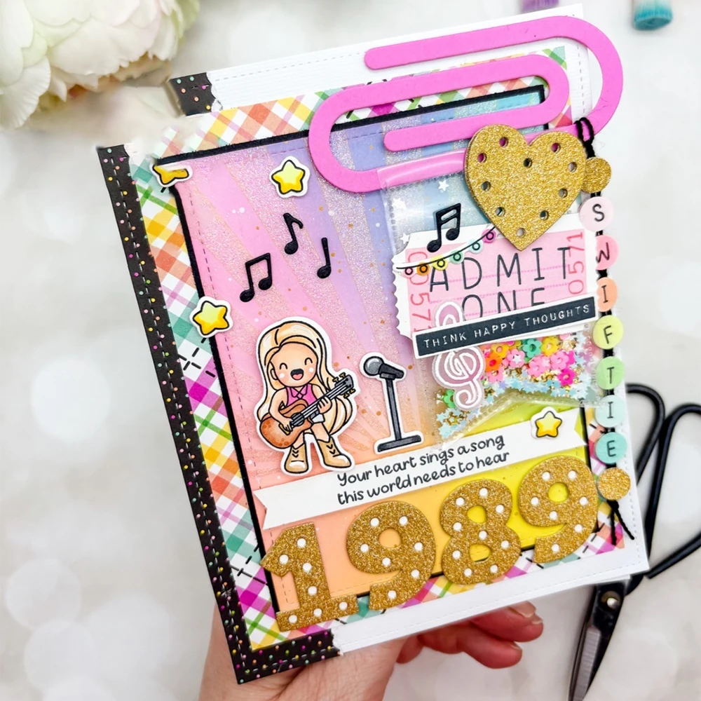 Concert Boy Girl Band Clear Si - Clear Silicone Stamps For Card Making review and price