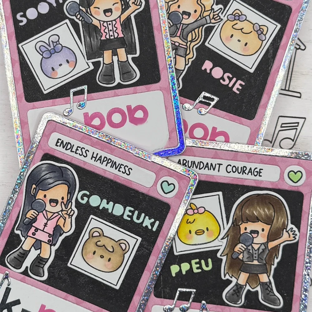 Concert Boy Girl Band Clear Si - Clear Silicone Stamps For Card Making review and price