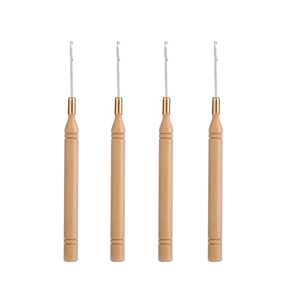 Ergonomic Wooden Handle Hair E - Wooden Crochet Hooks Ergonomic Handle review and price