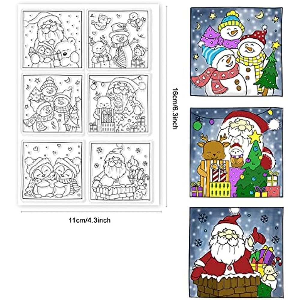 Clear Silicone Stamps Christma - Clear Silicone Stamps For Card Making review and price