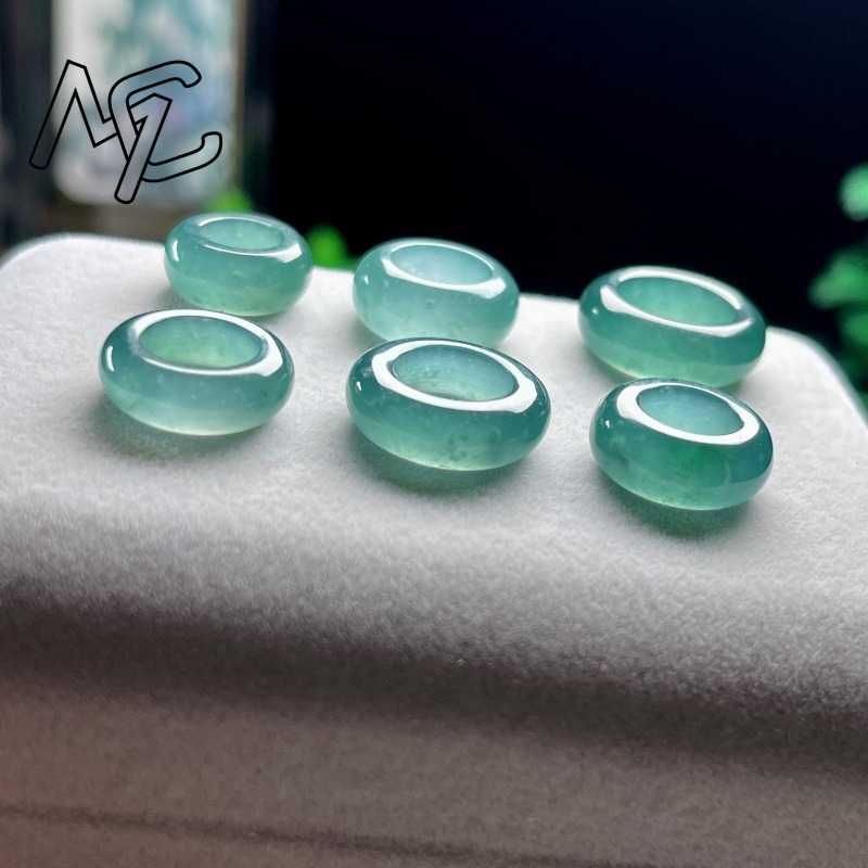 Natural Emerald Blue Water Luc - Beading review and price