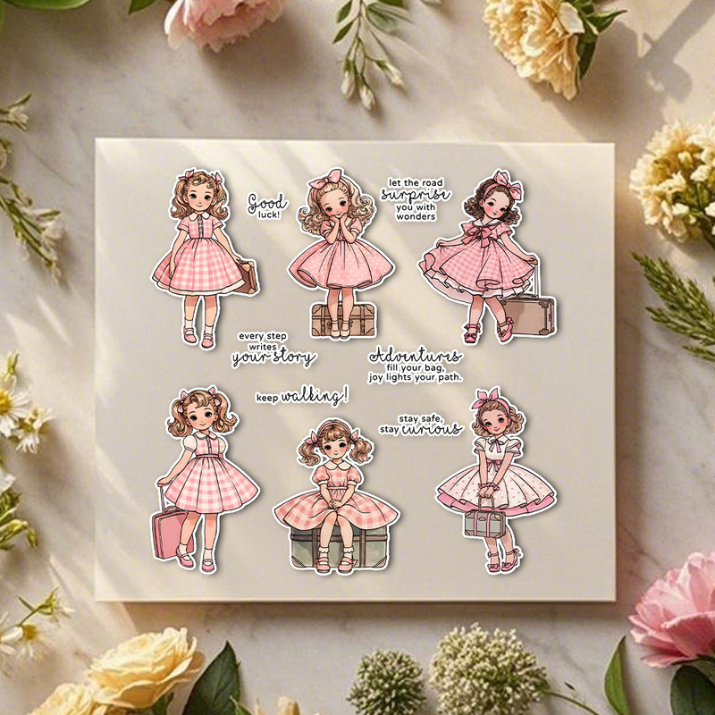 Suncraft Lovely Traveling Litt - Clear Silicone Stamps For Card Making review and price