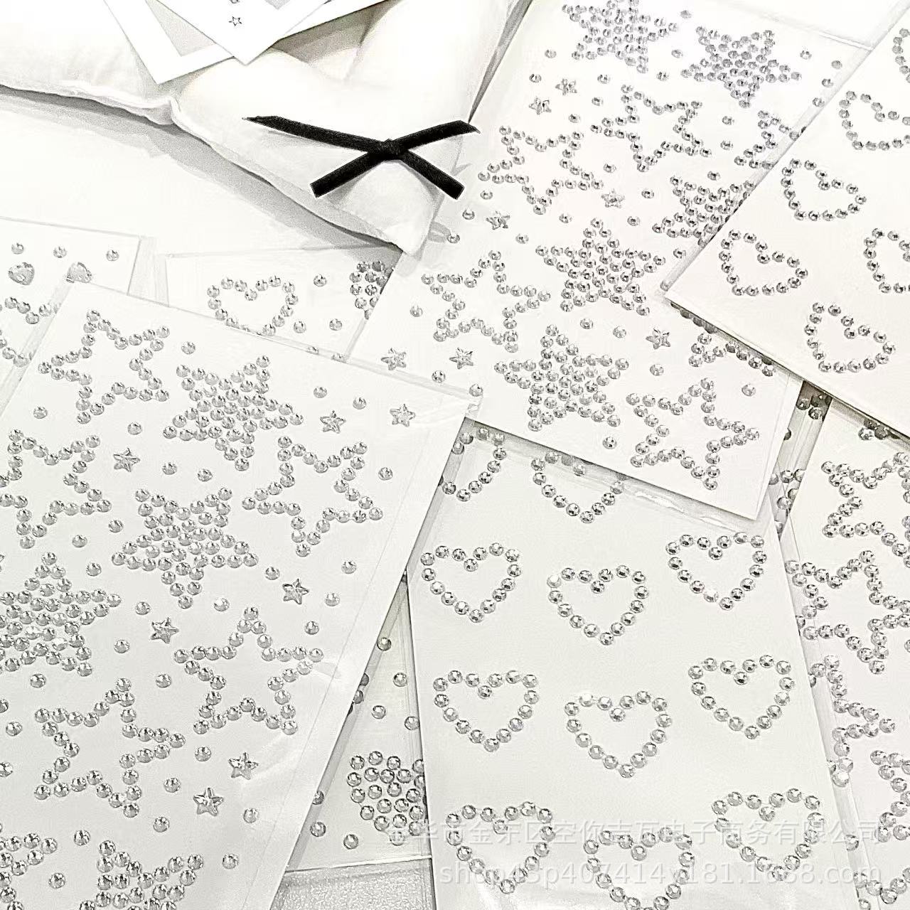 Silver Star Heart Rhinestone S - Scrapbooking review and price