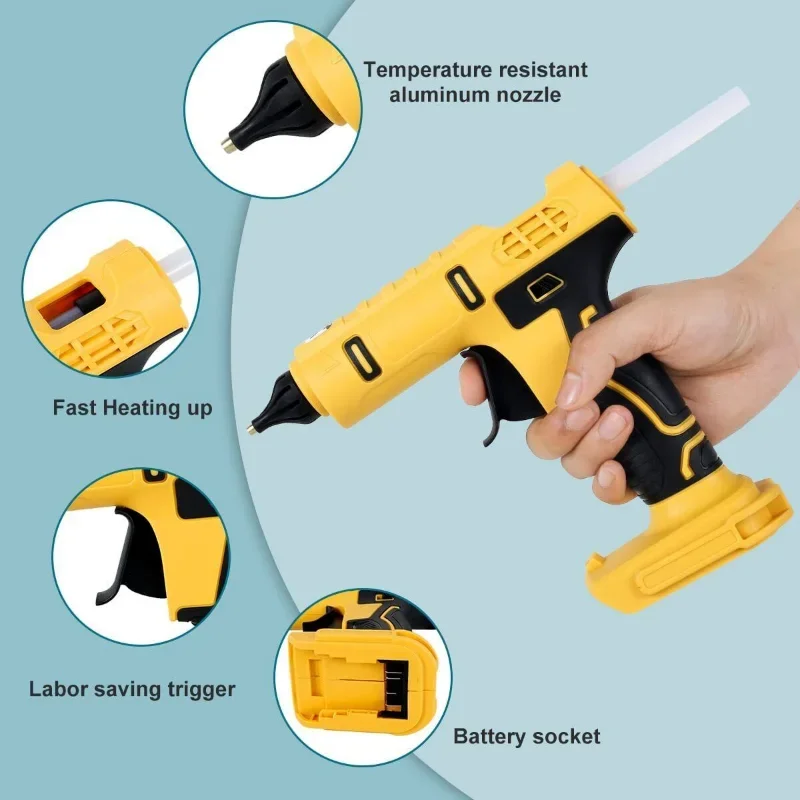 Cordless Electric Handheld Hot - Hot Melt Glue Gun Cordless review and price