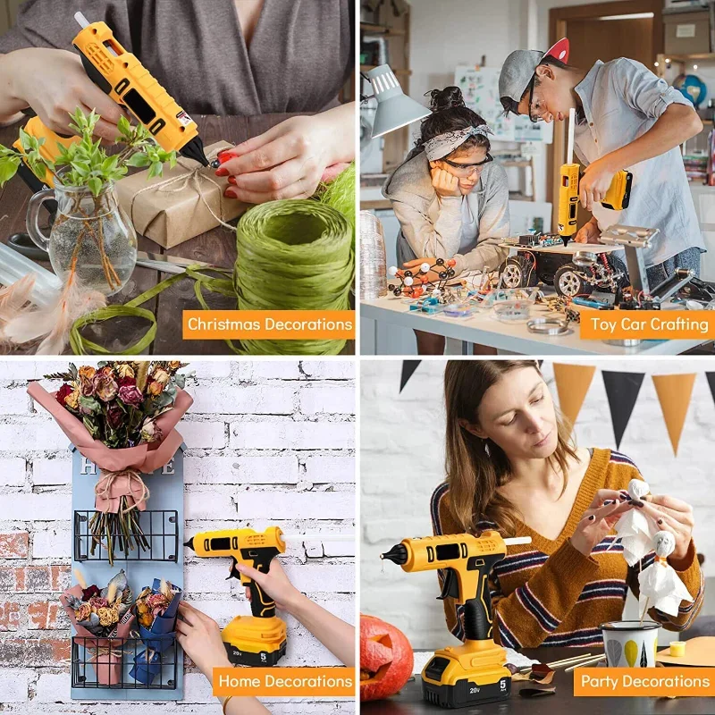 Cordless Electric Handheld Hot - Hot Melt Glue Gun Cordless review and price