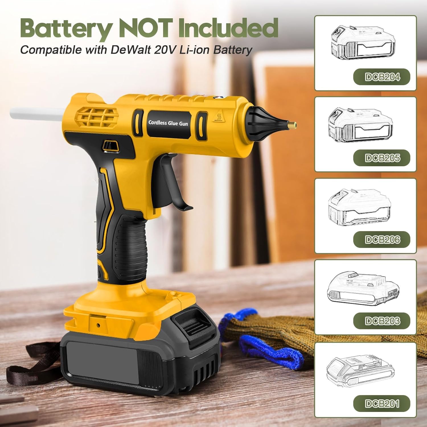 100W Cordless Hot Glue Gun for - Hot Melt Glue Gun Cordless review and price
