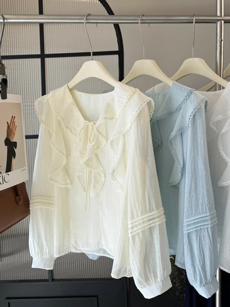 French V-Neck Chic Long Sleeve - Embroidery review and price